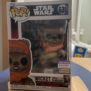 Funko Star Wars 631 Wicket with a Sling Shot 2023 Limited Edition